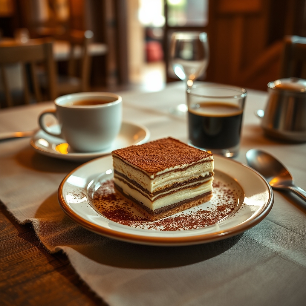 Homemade tiramisu