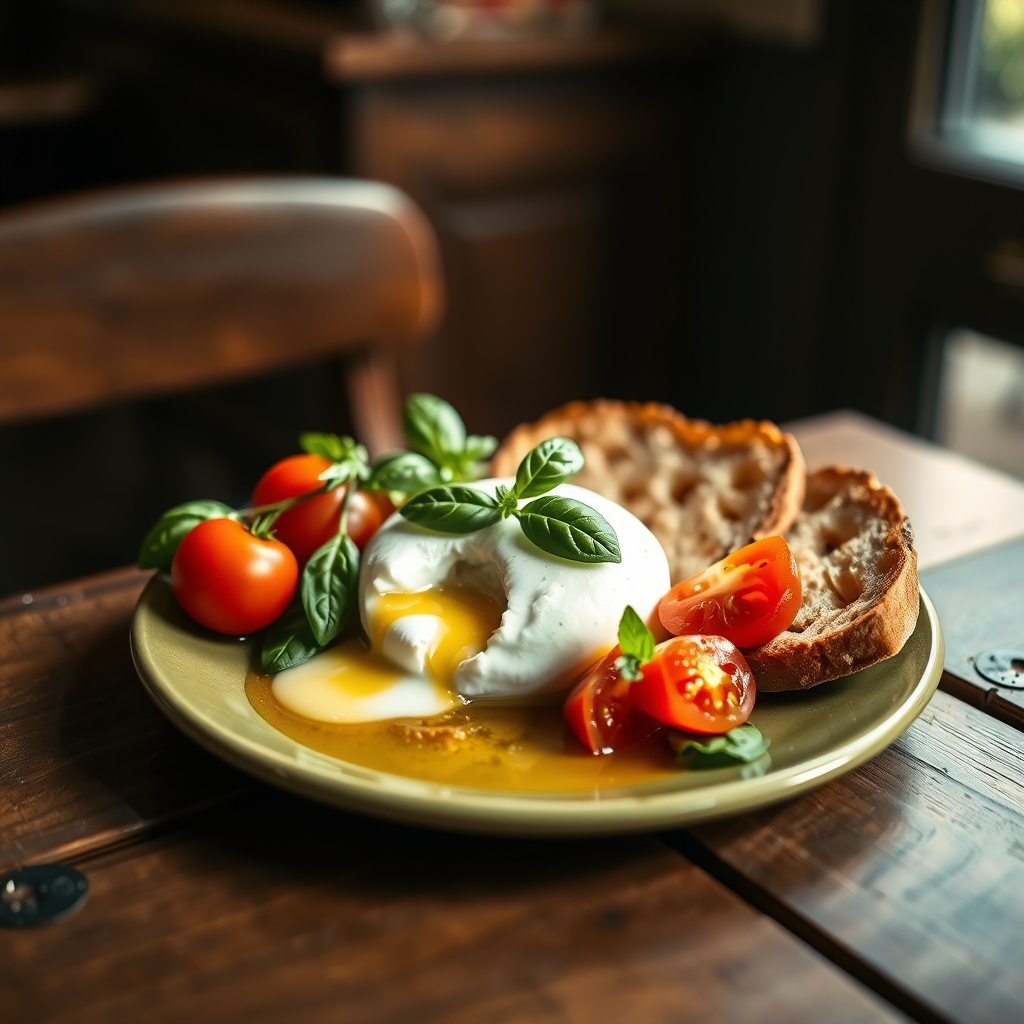 Burrata & tomatoes